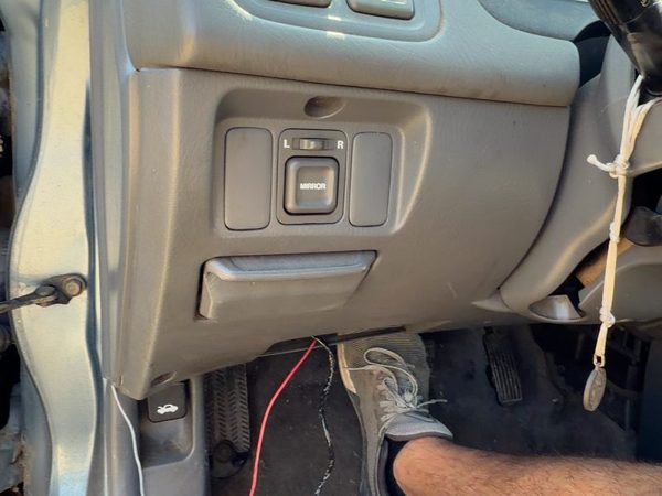 1996-1998 Honda Civic Lower Dash Under Column Knee Bolster Trim Panel Oem Gray F — photo 2