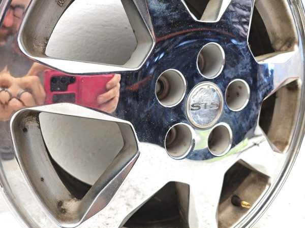 2003 RH Cadillac Seville 17' Wheel OEM Factory Rim #1 17x7-1/2 09593846 — photo 9