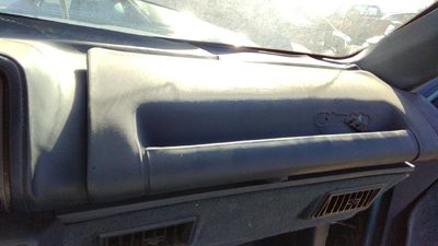 1988-1991 Olds Cutlass Cierra Glove Box Assembly Complete Door Upper Oem Blue