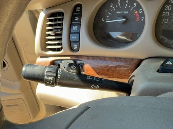 00-02 Lesabre Turn Signal Switch Column Control Lever Headlight Oem Taupe 56B — photo 2
