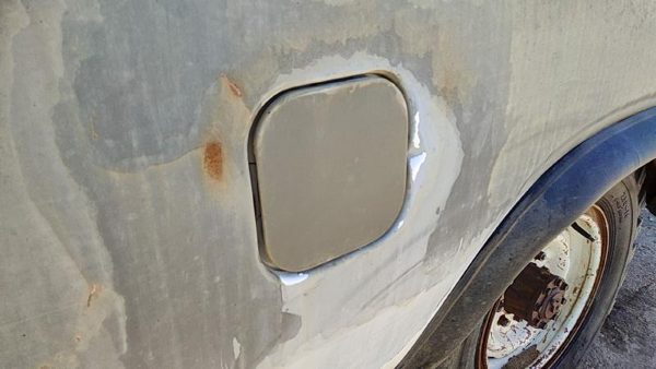1981-1993 Dodge D350 Fuel Tank Door With Hinge Gas Lid Oem Filler Gray — photo 3