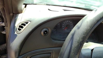 01-04 Mustang Trim Bezel Around Speedometer Oem Dash Surround Panel Black 9W