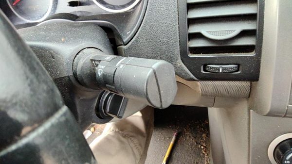 2007-2012 Nissan Sentra Windshield Wiper Control Switch Column Lever Assembly — photo 5
