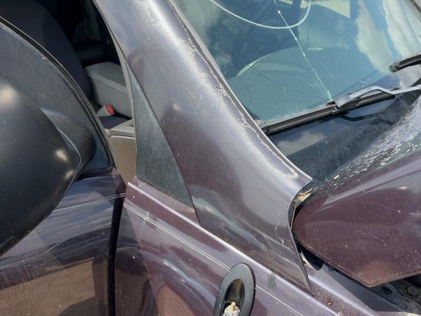 05-09 Chevy Equinox Passenger Right Upper A-Pillar Trim Panel Light Gray OEM — photo 7