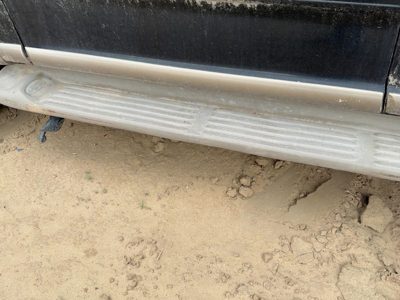 1997-2002 Ford Expedition Driver Left Front Lower Moulding From Door Oem