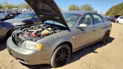2000-2004 Audi A6 Driver Left Exhaust Manifold Assembly Oem 2.7L 078253033Ct