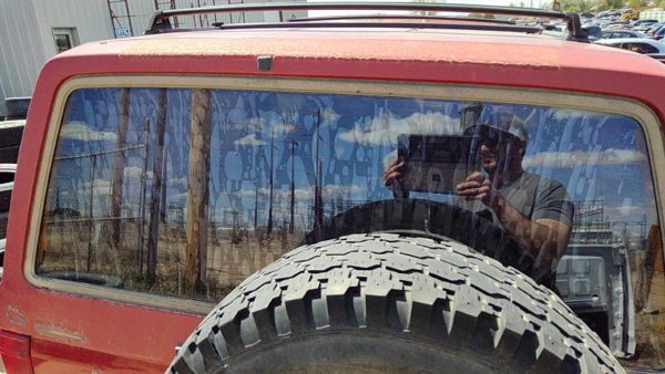 1984-1990 Ford Bronco 2 Back Glass Rear Window Oem E4Tz9842006C — photo 3