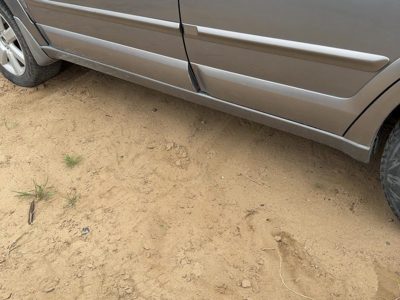 05-09 Legacy Outback Driver Lower Rocker Panel Moulding Side Skirt Silver Slq