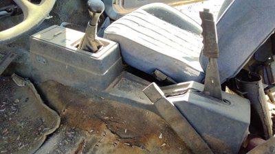 1985 Pontiac Sunbird Center Console Assembly Blue Oem Mt 5 Speed