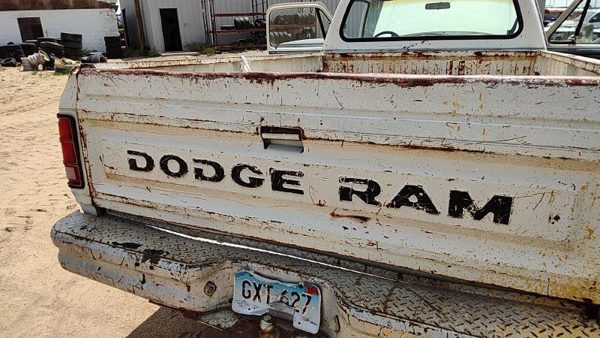 1984 Dodge Ram Trunk/decklid/hatch/tailgate White Rough — photo 4