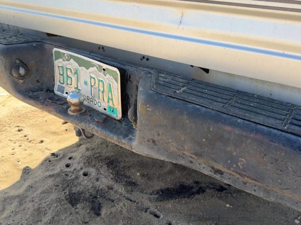 1988-1995 Isuzu Pup Rear Bumper With Mount Brackets Oem Silver 2900037010 — photo 5
