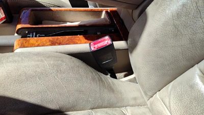 2000-2004 Audi A6 Driver Left Front Seat Belt Buckle Receiver Oem Tan