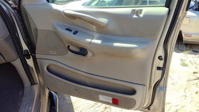 00-02 Ford Expedition Passenger Right Front Door Trim Panel With Switches Tan Fh