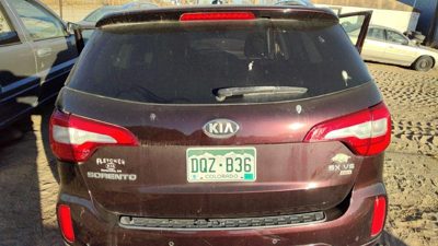 2014 Kia Sorento Trunk/decklid/hatch/tailgate Ir Dark Cherry 737001U530