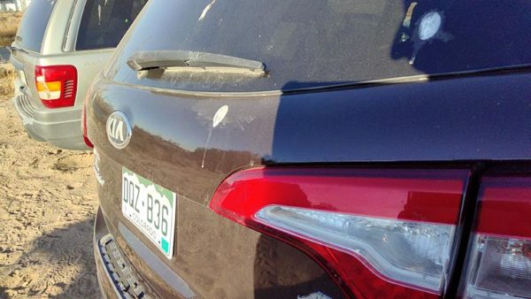 2014 Kia Sorento Trunk/decklid/hatch/tailgate Ir Dark Cherry 737001U530 — photo 5