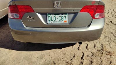 2006-2011 Honda Civic Rear Bumper Cover Assembly Back Gy Galaxy Gray 1.8L Sedan