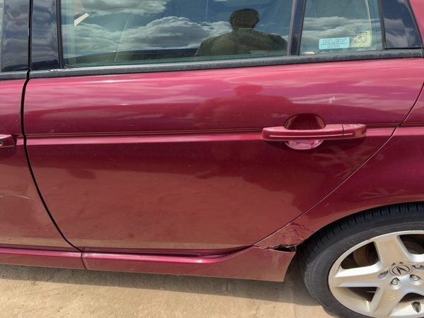 2005 Acura TL Rear Door LH Redondo Red R522PX — photo 3