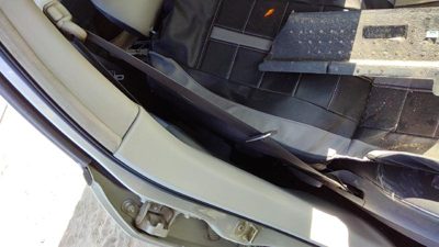 05-07 Chrysler 300 Passenger Right Front Seat Belt Retractor Shoulder Gray D1