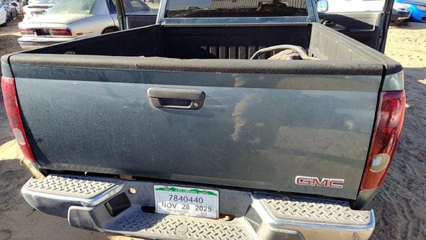 2006 GMC Canyon Trunk/decklid/hatch/tailgate Stealth Gray 46U Rough — photo 1