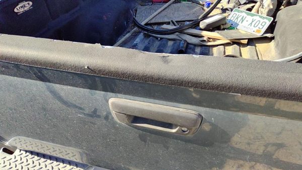 2006 GMC Canyon Trunk/decklid/hatch/tailgate Stealth Gray 46U Rough — photo 6