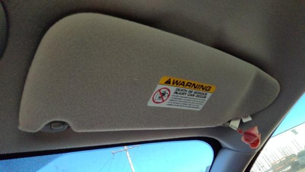 2000-2004 Dodge Intrepid Passenger Right Sun Visor Oem 0Th98tl2ab — photo 1