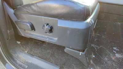 07-14 Ford Expedition Passenger Right Side Seat Trim Panel Oem 1W Black/Camel