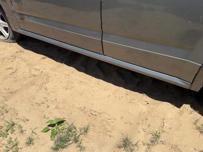 04-05 Srx Driver Left Lower Rocker Panel Moulding Side Skirt Oem Silver 42U
