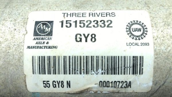 1999-2009 GMC Envoy Rear Back Drive Shaft OEM 4x4 113 Wheelbase 15036982 — photo 6