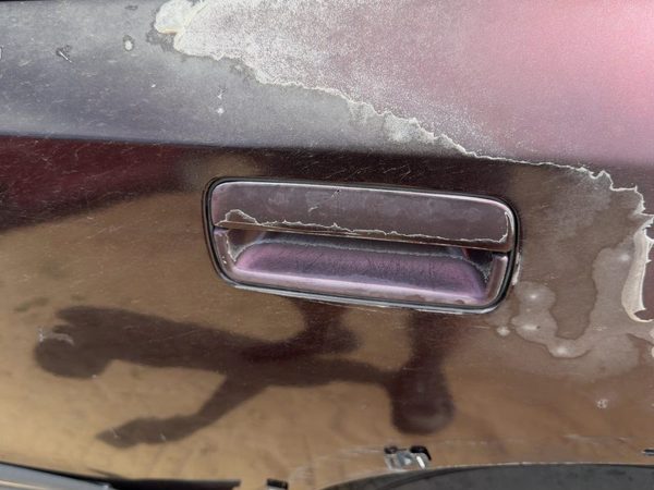 1991-1999 Olds Eighty Eight Driver Left Rear Outside Door Handle Oem Back Maroon — photo 3