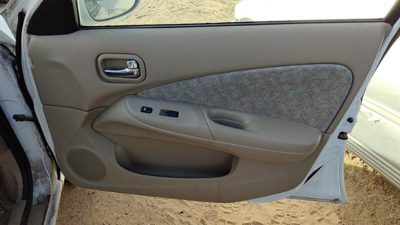 00-03 Nissan Sentra Passenger Right Front Door Trim Panel With Switches Sand H