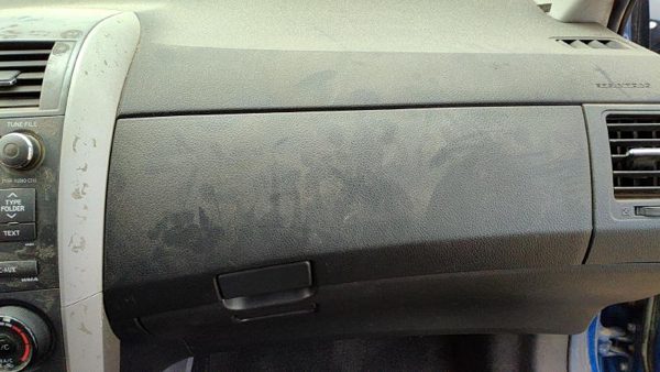 2009 10 Toyota Corolla Upper Glove Box Assembly Door With Latch Charcoal 17 — photo 3