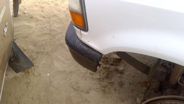 1992-1997 Ford F450 Front Bumper Assembly With Brackets Oem F2tz17757c — photo 8
