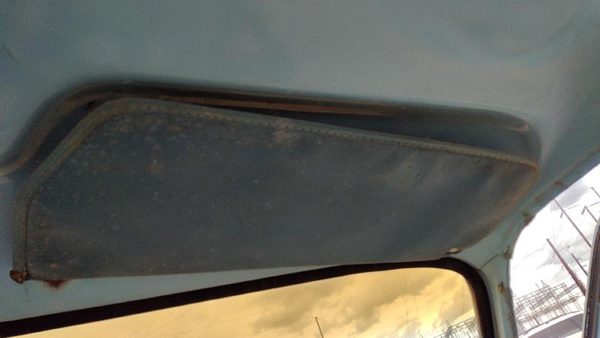 1973-1974 Chevy C10 Passenger Right Sun Visor Oem Blue — photo 3