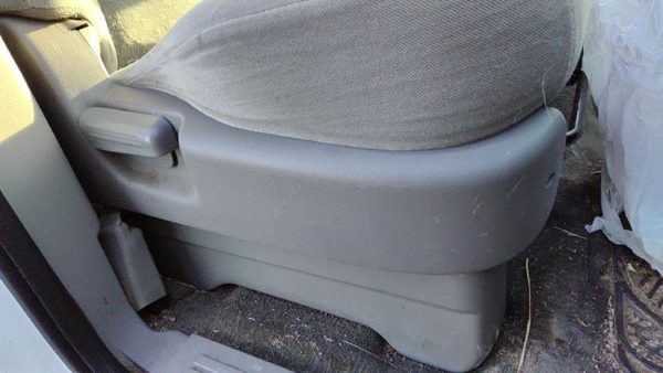 2004-2007 Ford Freestar Passenger Right Side Seat Trim Panel Oem Gray — photo 1