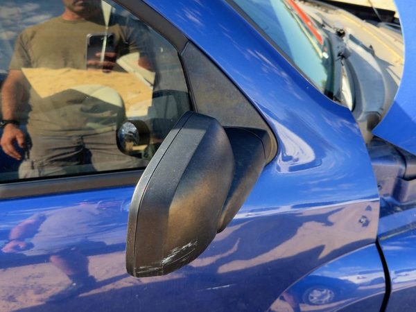 06-11 Chevy Hhr Passenger Right Power Side Mirror Door Mounted Oem Grained Black — photo 3