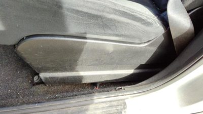 2007-2012 Nissan Versa Driver Left Side Seat Trim Panel Oem Charcoal G