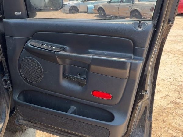 02 Ram 1500 Passenger Right Front Door Trim Panel With Switches Dark Gray V9Dv — photo 1