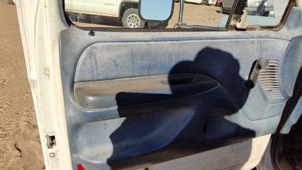 92-97 Ford F350 Driver Left Front Inside Door Trim Panel Manual Windows Blue — photo 2