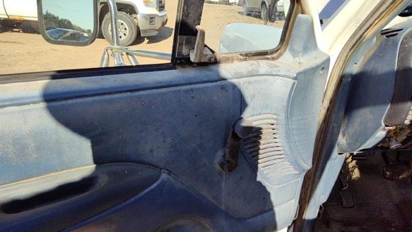 92-97 Ford F350 Driver Left Front Inside Door Trim Panel Manual Windows Blue — photo 5