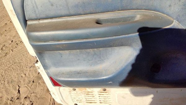 92-97 Ford F350 Driver Left Front Inside Door Trim Panel Manual Windows Blue — photo 8