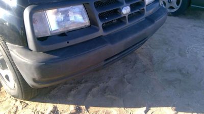 1996 1997 1998 Geo Tracker Front Bumper Cover Assembly Oem Black 91173383