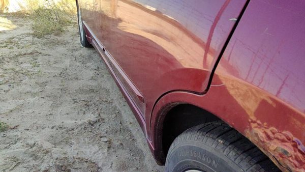 2006 Mitsubishi Galant Rear Door LH P06 Ultra Red Pearl Hail — photo 5