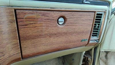 1977-1984 Cadillac Deville Glove Box Assembly Complete Door With Latch Oem