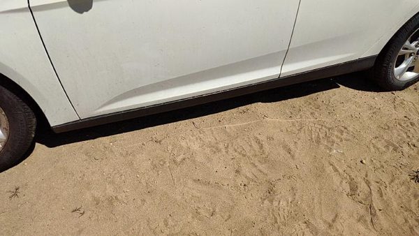 12-18 Focus Ford Driver Lower Rocker Panel Moulding Side Skirt White Yz — photo 1