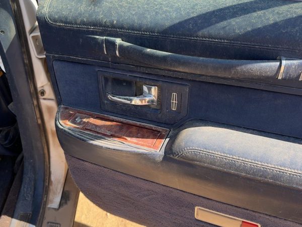 90-97 Town Car Passenger Right Rear Door Trim Panel With Switches Back Blue Dp — photo 3