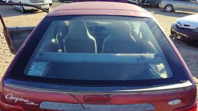 1994-1997 Ford Aspire Back Glass Rear Window Oem F4bz6142006d