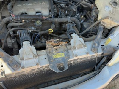 97-05 Venture Pair Of Upper Radiator Support Motor Mounts With Brackets Oem