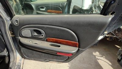 01-02 300M Passenger Right Rear Door Trim Panel With Switches Back Black