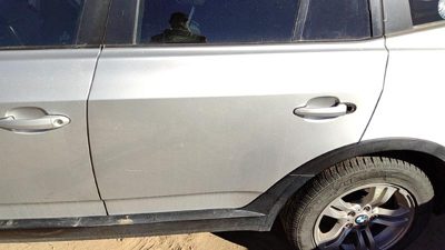 2004 BMW X3 Rear Door LH Silver