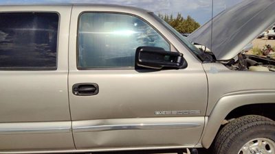 2002 GMC Sierra 2500 HD Front Door RH 11U 4DR Pewter Metallic 11U